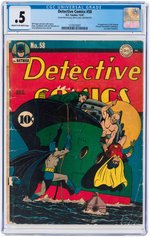 "DETECTIVE COMICS" #58 DECEMBER 1941 CGC .5 POOR (FIRST PENGUIN).