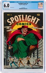 "SPOTLIGHT COMICS" #2 JANUARY 1945 CGC 6.0 FN.