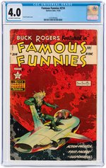 "FAMOUS FUNNIES" #214 NOVEMBER 1954 CGC 4.0 VG (BUCK ROGERS).