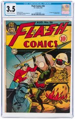 "FLASH COMICS" #56 AUGUST 1944 CGC 3.5 VG-.