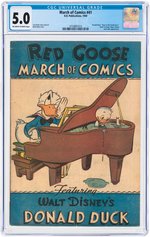 "MARCH OF COMICS" #41 1949 CGC 5.0 VG/FINE (DONALD DUCK).