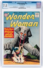 "WONDER WOMAN" #113 APRIL 1960 CGC 7.5 VF-.