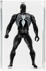 "SECRET WARS" BLACK SUIT SPIDER-MAN ACTION FIGURE AFA 85NM+ (UNPRODUCED DESIGN).