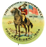 "THEODORE ROOSEVELT/SAN JUAN" 1904 CLASSIC.