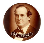 "WM. J. BRYAN" UNLISTED REAL PHOTO SEPIA.