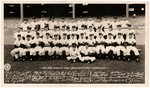 1949 NEW YORK YANKEES TEAM PHOTO WITH JOE DiMAGGIO & YOGI BERRA.