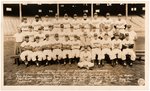 1949 BROOKLYN DODGERS TEAM PHOTO WITH JACKIE ROBINSON.