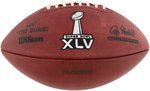 "SUPER BOWL XLV" GAME-USED FOOTBALL.