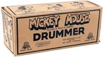 "NIFTY MICKEY MOUSE DRUMMER" TIN TOY WITH RARE BOX.