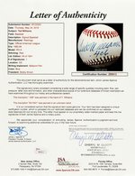 TED WILLIAMS LIMITED EDITION ".406" SINGLE-SIGNED BASEBALL.