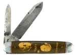 "TAFT/SHERMAN" DOUBLE-SIDED JUGATE 2-BLADE KNIFE.