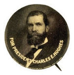 RARE YOUNG PHOTO HUGHES WITH TEXT "FOR PRESIDENT CHARLES E. HUGHES."