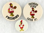 ST. LOUIS CARDINALS THREE FREDBIRD BUTTONS MUCHINSKY BOOK PHOTO EXAMPLES.