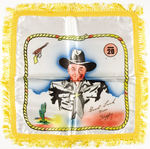 "HOPALONG CASSIDY" SILK PILLOW COVERS.