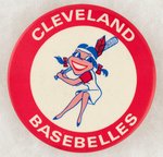 CLEVELAND BASEBELLES WITH FEMALE INDIAN BATTER MUCHINSKY BOOK PHOTO EXAMPLE.