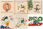 DONALD DUCK HALLMARK/HALL BROS. LOT OF 19 DIFFERENT CARDS.