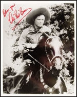 RED RYDER STAR DON 'RED' BARRY SIGNED PHOTO/1940 MOVIE SCRIPT.