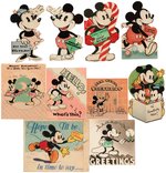 MICKEY & MINNIE MOUSE GREETING CARDS LOT OF 14 DIFFERENT.