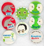 HUMPHREY SET OF POPULAR 1968 FLASHER WOBBLE EYE BUTTONS.