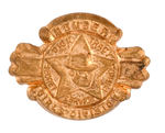 DICK TRACY SECRET SOCIETY BADGE FOR “GIRLS DIVISION.”