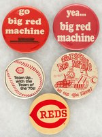 REDS FIVE 1970s BUTTONS AND MUCHINSKY BOOK PHOTO EXAMPLES.