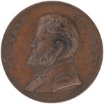 GRANT DeWITT USG-2 STRIKING PORTRAIT MEDAL IN BRONZE.