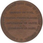 GRANT DeWITT USG-2 STRIKING PORTRAIT MEDAL IN BRONZE.