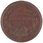 McCLELLAN DeWITT McC-1864-2 PORTRAIT MEDAL IN COPPER.