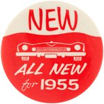 CHEVROLET PAIR OF RARE BUTTONS FOR MODEL YEARS 1955 AND 1956.