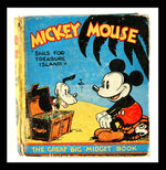 "MICKEY MOUSE SAILS FOR TREASURE ISLAND" ENGLISH BOOK.