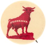 STUDEBAKER EARLY AND RARE LOGO BUTTON BY W&H WITH 1900-1912 BACK PAPER.