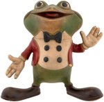 BUSTER BROWN SHOW FROGGY THE GREMLIN LARGE SIZE RUBBER SQUEAKER FIGURE.