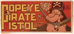 "POPEYE PIRATE PISTOL" BOXED MARX CLICKER GUN.