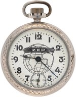 "ZEP - GRAF ZEPPELIN" AROUND THE WORLD FLIGHT COMMEMORATIVE POCKET WATCH.