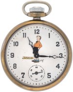 GASOLINE ALLEY'S "SKEEZIX" INGRAHAM POCKET WATCH.