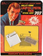 SPECIAL AGENT 707 LIGHTER AND PISTOL PACK ON CARD.