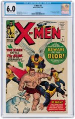 "X-MEN" #3 JANUARY 1964 CGC 6.0 FINE (FIRST BLOB).