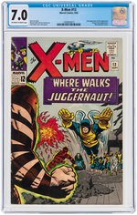 "X-MEN" #13 SEPTEMBER 1965 CGC 7.0 FINE/VF.