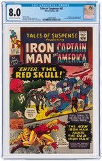 "TALES OF SUSPENSE #65 MAY 1965 CGC 8.0 VF (FIRST SILVER AGE RED SKULL).