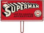 "SUPERMAN/BATMAN" DC COMICS COMIC BOOK DISPLAY RACK SIGN.