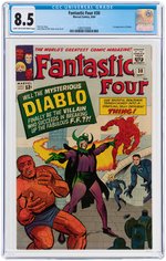 "FANTASTIC FOUR" #30 SEPTEMBER 1964 CGC 8.5 VF+ (FIRST DIABLO).