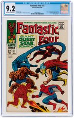 "FANTASTIC FOUR" #73 APRIL 1968 CGC 9.2 NM-.