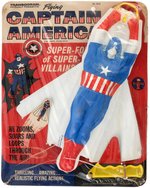 "FLYING CAPTAIN AMERICA" FACTORY-SEALED GLIDER TOY.