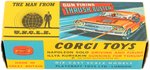 "THE MAN FROM U.N.C.L.E. GUN-FIRING THRUSH-BUSTER" BOXED CORGI DIE-CAST VEHICLE (COLOR VARIETY).