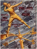 STEELERS/EAGLES - PHIL.-PITT STEAGLES VS. CHICAGO BEARS 1943 FOOTBALL PROGRAM.