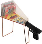 "BATMAN SHOOTING ARCADE WITH SPINNING TARGETS" BOXED MARX SET.