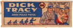 "DICK TRACY SIREN POLICE PISTOL" BOXED MARX GUN.