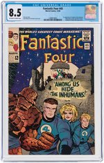 "FANTASTIC FOUR" #45 DECEMBER 1965 CGC 8.5 VF+ (FIRST INHUMANS).