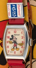 "INGERSOLL/US TIME MICKEY MOUSE WRIST WATCH" BOXED 1947 MODEL.