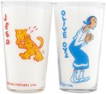 "POPEYE" GLASSES LOT.